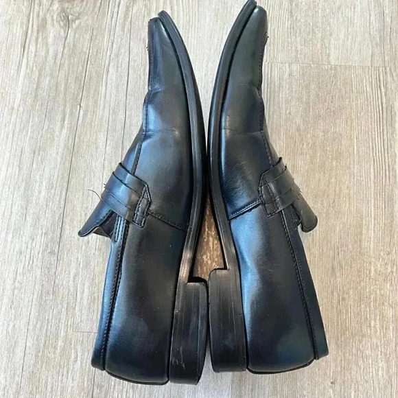 Mens Adolfo Black Johnston Loafers - 10 - Picture 5 of 11